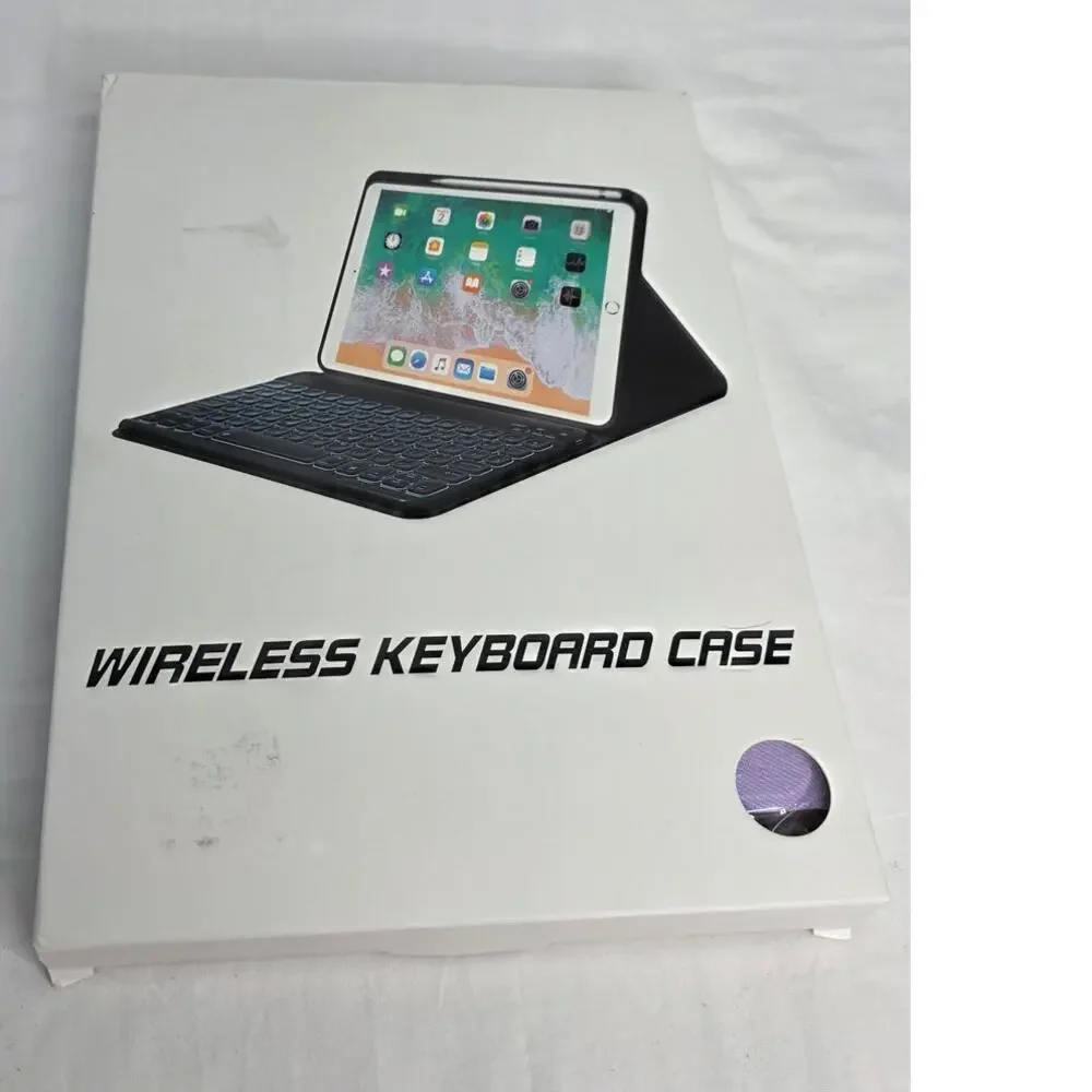 Purple Detachable Wireless Keyboard Case for iPad Air 11